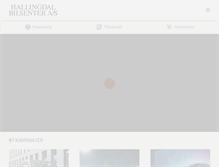 Tablet Screenshot of hallingdal-bilsenter.no